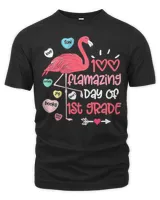 100 Flamazing Days of 1st grade Flamingo 100th Day Teachers T-Shirt