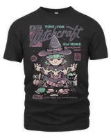 Funny Time For Witchcraft Cute Goth Halloween Witch Pun569