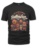 Pumped For Halloween Cute Creepy Pumpkin Halloween629