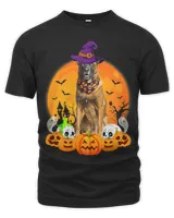 Belgian Malinois Witch Pumpkin Halloween Dog Lover Funny 417