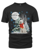 Kuvasz Under Moonlight Snow Christmas Pajama 78