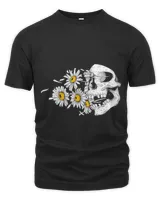 Daisy skull flower halloween costume Skull tree hippie