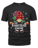 Sporty Gnome Basketball Buffalo Plaid Christmas Light Family