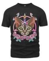 Pastel Goth Devon Rex Pagan Creepy Menhera Devon Rex Cat