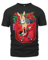 Donkey In Pocket Dabbing Heart Sunglasses Valentine Farmer