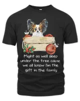Favorite Family Papillon Puppy Funny Christmas Humor Quote