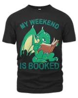 My weekend is Booked Nerdy Book Lover saying