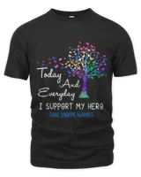 Tree Ribbon I Support My Hero Charge Syndrome Awareness