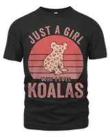 Just A Girl Who Loves Koalas Lover Funny Koala Quote 238