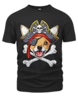 Chihuahua Pirate Costume Jolly Roger Flag Skull Crossbones