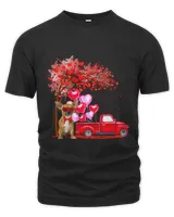 Chihuahua Sunglasses Hearts Tree Pickup Truck Lover Couple 119