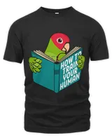 Train Your Human I Book Parrot I Cherryheaded Conure