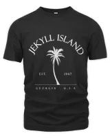 Jekyll Island 1947 Palm Tree Swimming Scuba Novelty Gift GA