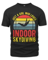 Indoor Sky Diving Girl Extreme Sports Indoor Skydiving