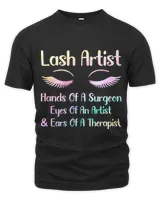 Lash Artist Eyelash Tech Therapist Extensions Colorful