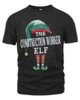 Construction Worker Elf Christmas Group Xmas Pajama Party