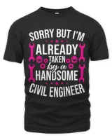 Womens Funny Civil Engineering Engineers Wife Girlfriend