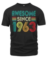 Awesome Since 1963 59th Birthday Gifts 59 Years Old Vintage