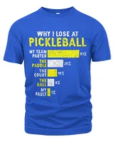 Funny Pickleball Why I Lose at Pickleball Dink Player