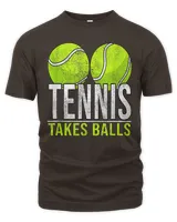 Tennis takes balls