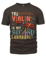 Vintage The Violin Is My Second Language Instrumentalist