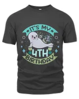 Kids Baby seal 4 years old its my 4th birthday