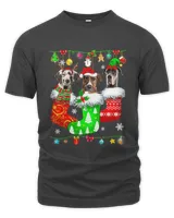 Great Dane Dog In Socks Christmas Pajama Puppy Lover Xmas 60