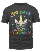 Teacher Teaching Lover Cute Unicorn 100 Days of Magical Learning 100th Day School 229