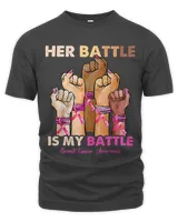 Her Battle Is My Battle Breast Cancer Awareness Hands