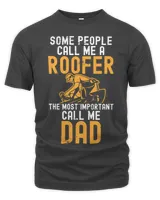 Roofer Funny Retro Roofing Roof Equipment Job Repair63 68