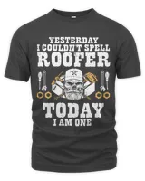 Roofer Funny Retro Roofing Roof Equipment Job Repair631