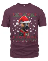 Ugly Sweater Christmas Plott Hound Santa Hat Pajama Xmas