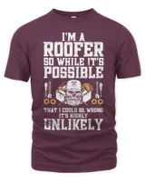 Roofer Funny Retro Roofing Roof Equipment Job Repair632