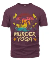 Vintage Retro BJJ Jiu Jitsu Murder Yoga Martial Art