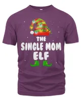 Single Mom Gifts Matching Family Funny The Single Mom ELF Christmas PJS Group