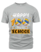 100 Days of School Sport 100th Day Volleyball Teacher Kids