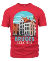 Bruges Belgium Traveling Bruges Travel Poster Trip Souvenir