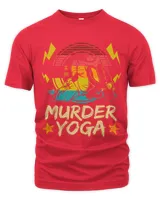 Vintage Retro BJJ Jiu Jitsu Murder Yoga Martial Art