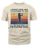 In my head I'm playing golf