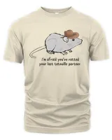 You've Ratted Your Last Tatouille Funny Cowboy Shirt, Rat Meme T-shirt Gift Idea, Wild West Tshirt Present, Giddy Up Country Lover Tees