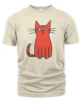 Orange Cat T-Shirt Unisex Softstyle T-Shirt