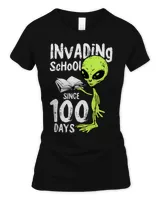 100 Days Of School Alien Invasion Teacher Cool Student Gifts