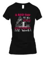 A Bad Day A T The Races Beats A Good Day At Work Shirt