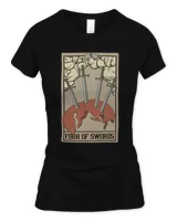 Four of Swords Tarot Card Reader Fox Lover Occult Tarot 304