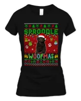 Sproodle Christmas Woof Santa Sproodle Lover Owner Family 48