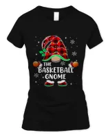Sporty Gnome Basketball Buffalo Plaid Christmas Light Family