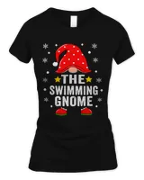 Swimming Gnome Christmas Family Pajamas Matching Swimming