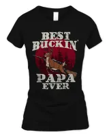 Best Buckin Papa Best Papa Ever Gifts Funny Deer Hunter 2