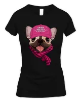 In October We Wear Pink Pug Breast Cancer Support