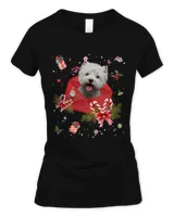 Westie Dog In Christmas Card Ornament Pajama Xmas391